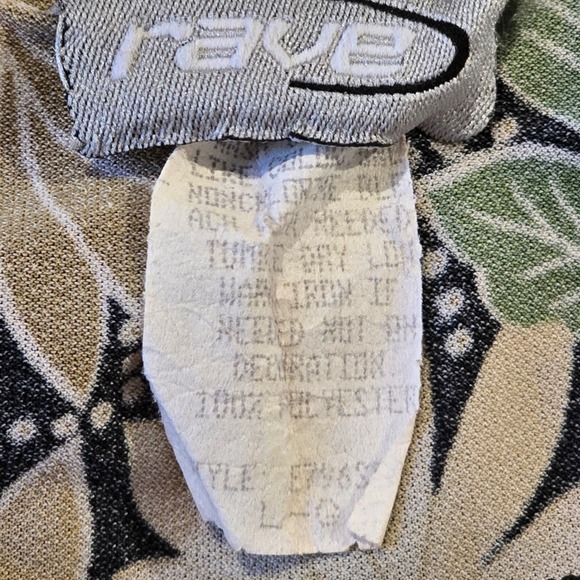 VTG Ravel Womens Black Red Floral Print 3/4 Sleeve Boat Neck Top Size Large - Picture 5 of 5